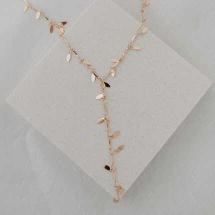 Leaf Lariat Necklace