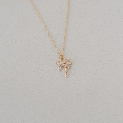 Single Palm Chain Necklace